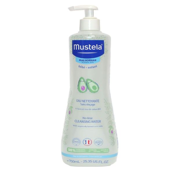 Mustela - Eau nettoyante sans rinçage - 750ml