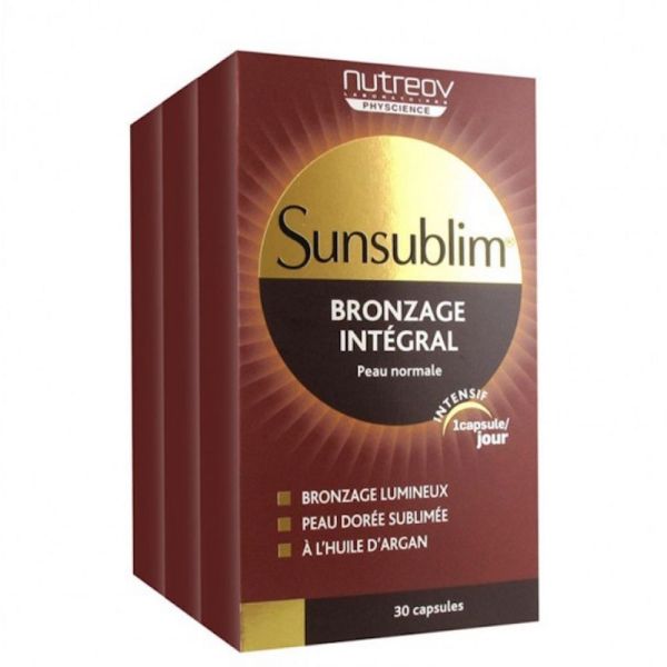 Nutreov - Sunsublim Bronzage intégral - 3 x 30 capsules
