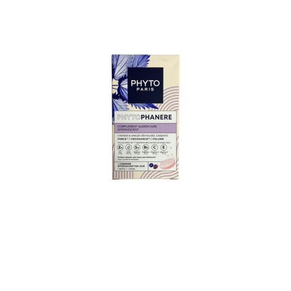 Phyto - Phytophanère Cheveux et Ongles - 30 Comprimés Effervescents