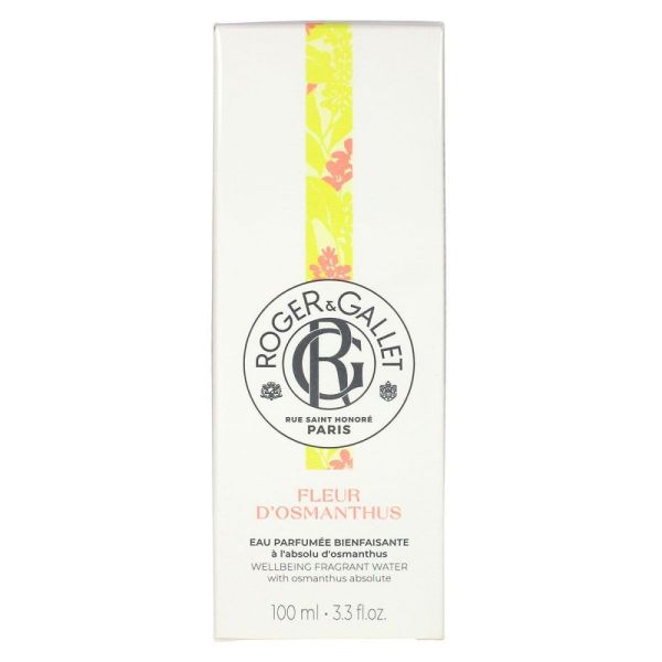 Roger&Gallet - Eau Parfumée Bienfaisante Fleur d'Osmanthus - 100Ml