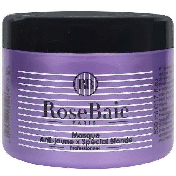 RoseBaie - Masque anti-jaune x spécial blonde - 500ml