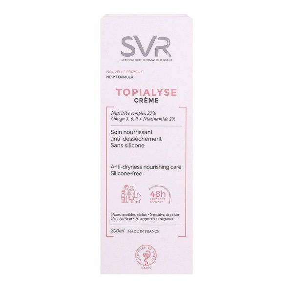 SVR - Topialyse Crème Soin nourrissant anti-desséchement - 200Ml