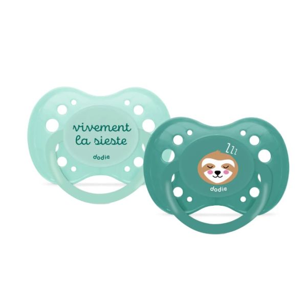 Dodie - Sucettes anatomiques 18+m - lot de 2