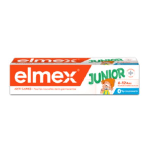 Elmex - Dentifrice Junior 6-12 ans - 75ml