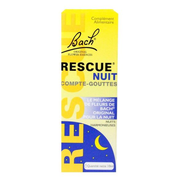 Fleur de bach - Rescue nuit gouttes - 10ml