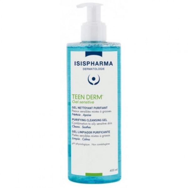 Isispharma - TEEN DERM Gel nettoyant purifiant  - 400ml