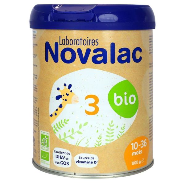 Novalac - Novalac lait en poudre Bio 10-36mois - 800G