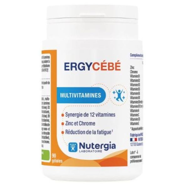 Nutergia - Ergycébé - 90 gélules