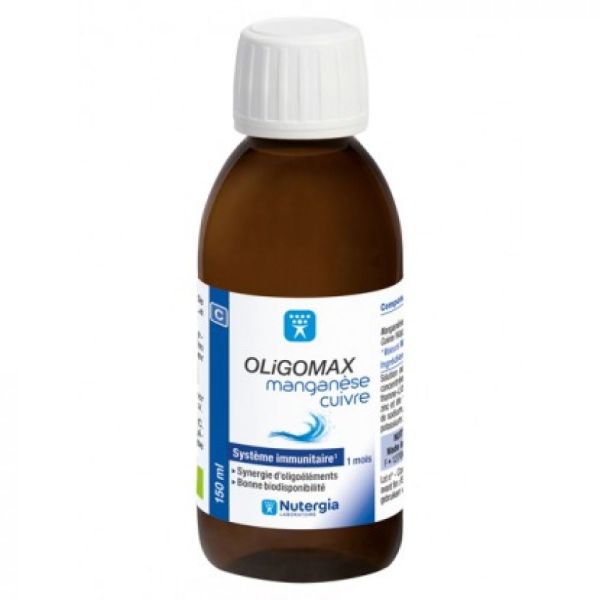 Nutergia - OligoMax Manganèse Cuivre - 150ml