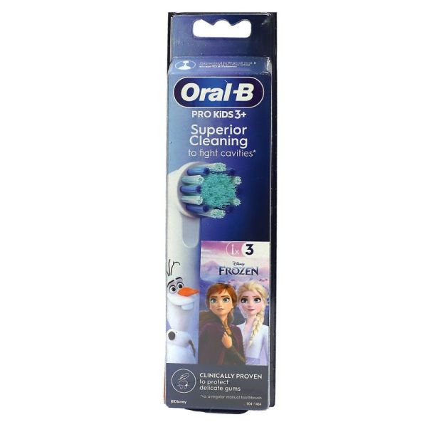 Oral-B - Pro kids 3+ Brossette de rechange Frozen - 3 brossettes