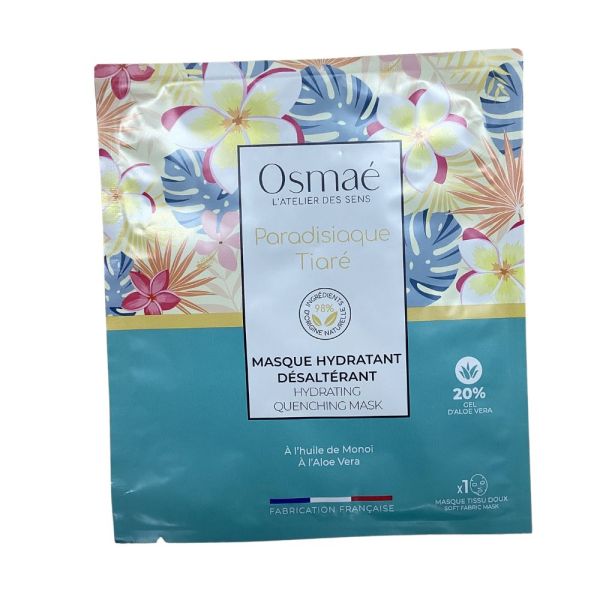 Osmaé - Masque Hydratant Désaltérant Paradisiaque Tiaré - 25 g