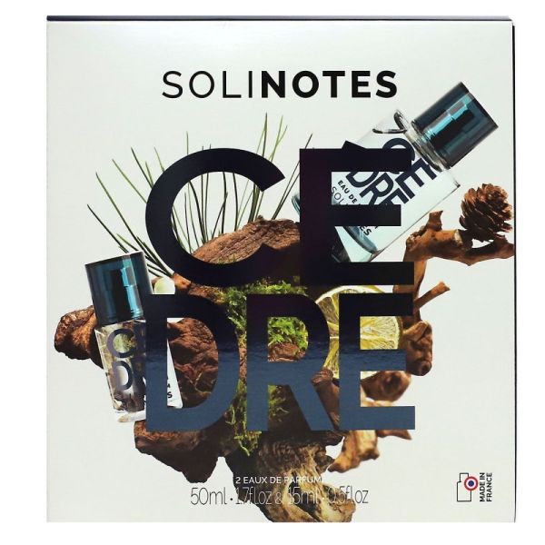 Solinotes - Coffret noël 2025 duo Eaux de parfum Cèdre