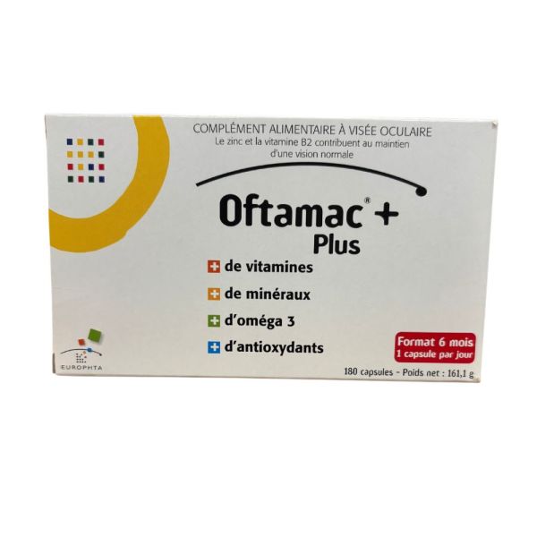 Théa - Oftamac + plus - 180 Capsules