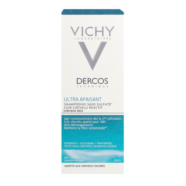 Vichy - Dercos Technique shampooing ultra apaisant cheveux secs - 200ml