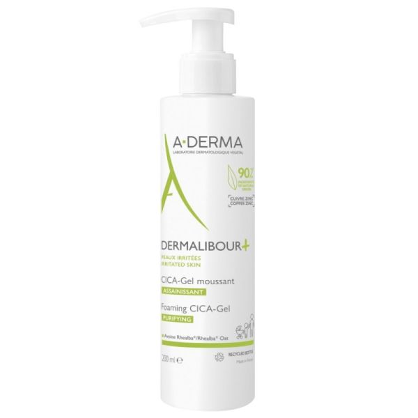 A-Derma - Dermalibour Cica Gel moussant - 200ml