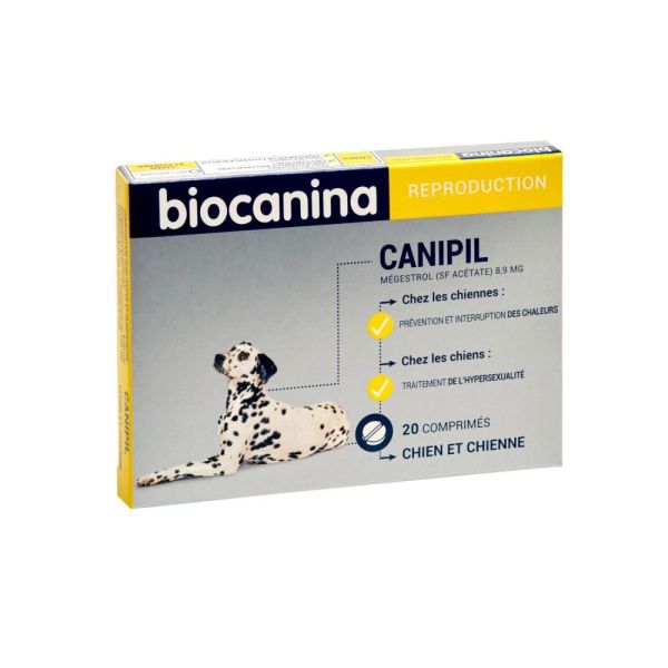 Biocanina - Canipil Chiens et chiennes - 20 comprimés