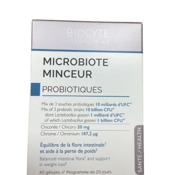 Biocyte - Microbiote minceur - 40 gélules