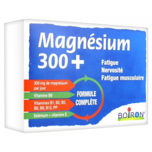 Boiron - Magnésium 300+ Fatigue - 80 comprimés