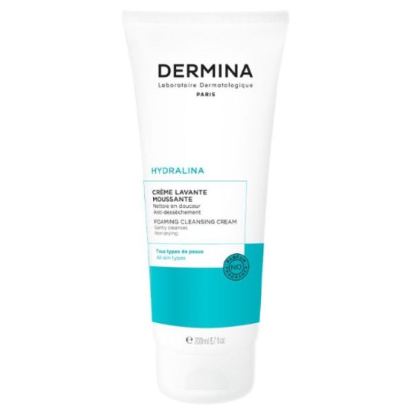 Dermina - Hydralina crème lavante moussante - 200ml