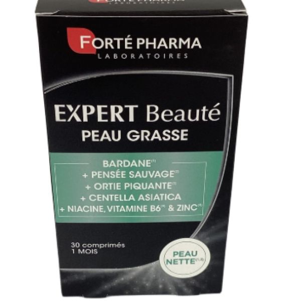 Forté Pharma - Expert Beauté Peau Grasse - 30 Comprimés
