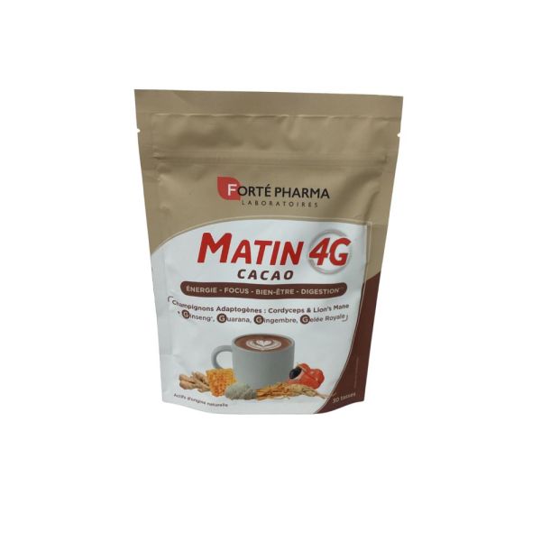 Forté Pharma - Matin 4G Cacao - 30 tasses