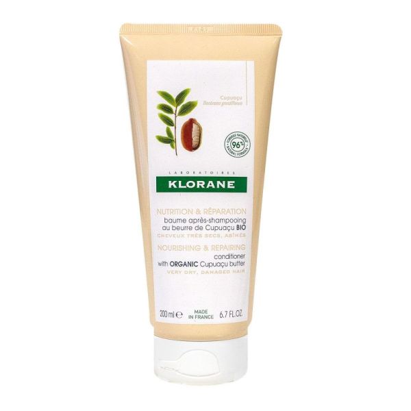 Klorane - Baume après-shampoing au beurre de Cupuaçu Bio - 200ml