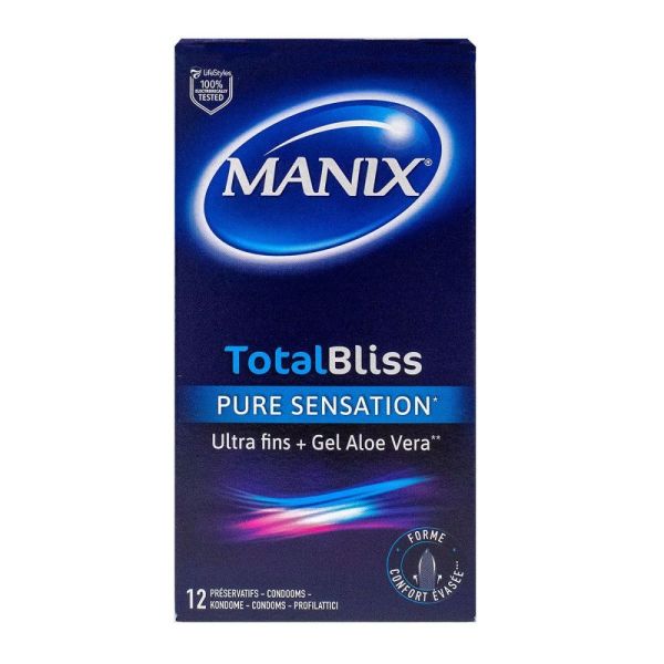 Manix - TotalBliss pure sensation 12 préservatifs