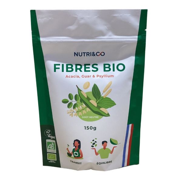 Nutri&Co - Fibres bio acacia,guar&psyllium -150g