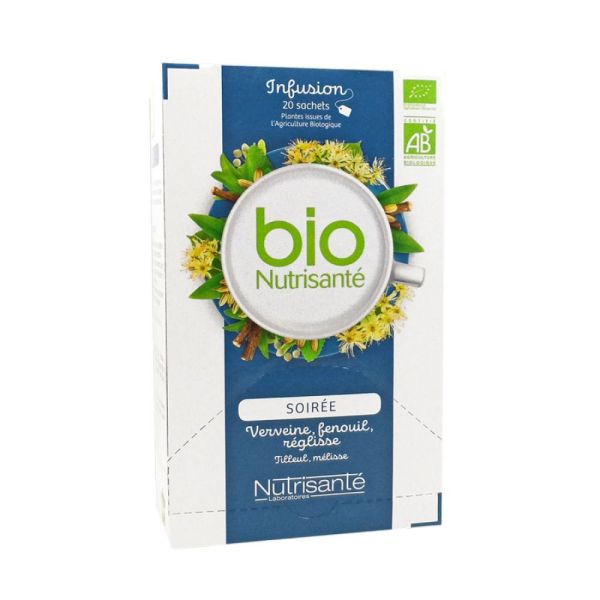 Nutrisanté - Infusion Bio Soirée - 20 sachets