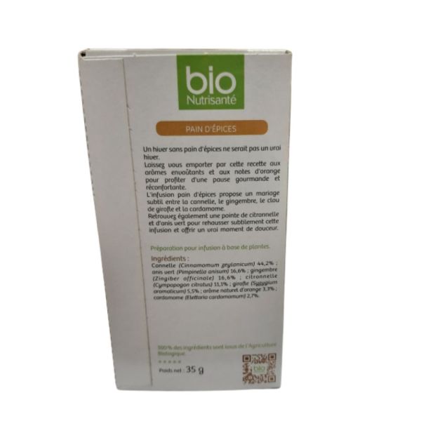 Nutrisanté - Infusion pain d'épices - 20 infusions