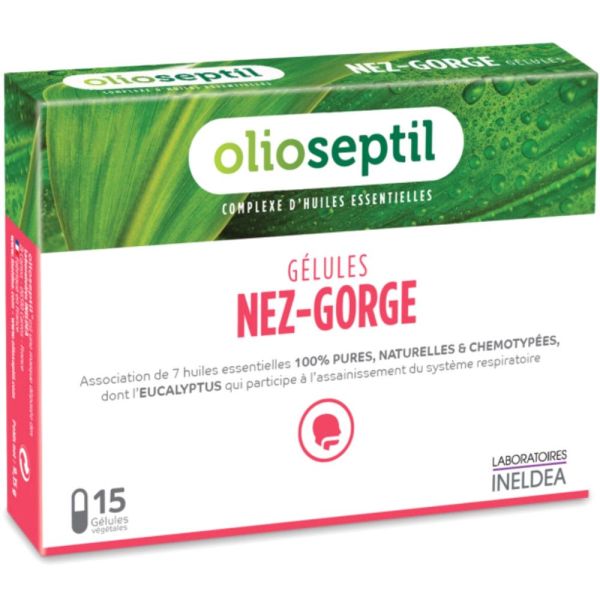 Olioseptil - Nez gorge - 15 gélules