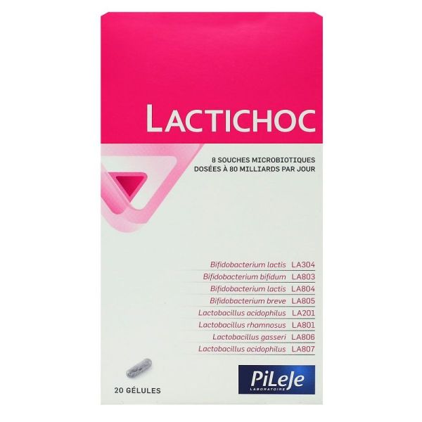 Pileje - Lactichoc - 20 gélules