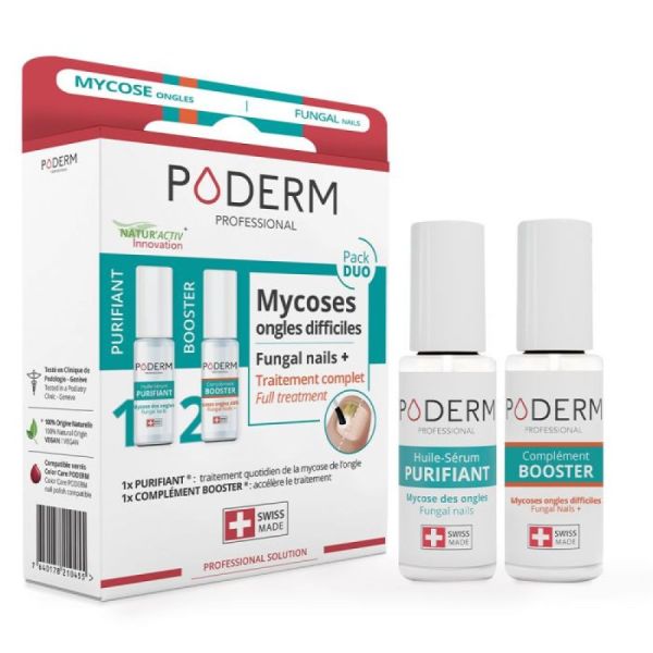 Poderm - Duo express mycose des ongles - 8mL + 6mL