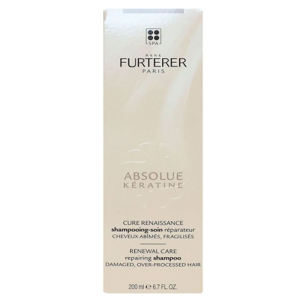 René Furterer - Absolue Kératine Cure Renaissance Shampoing-Soin Réparateur  - 200 ml