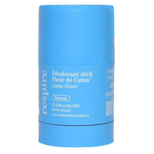 Respire - Déodorant stick fleur de coton - 50g