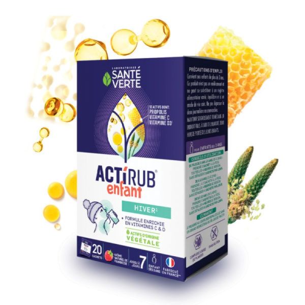 Sante verte - Actirub enfant - 20 sachets