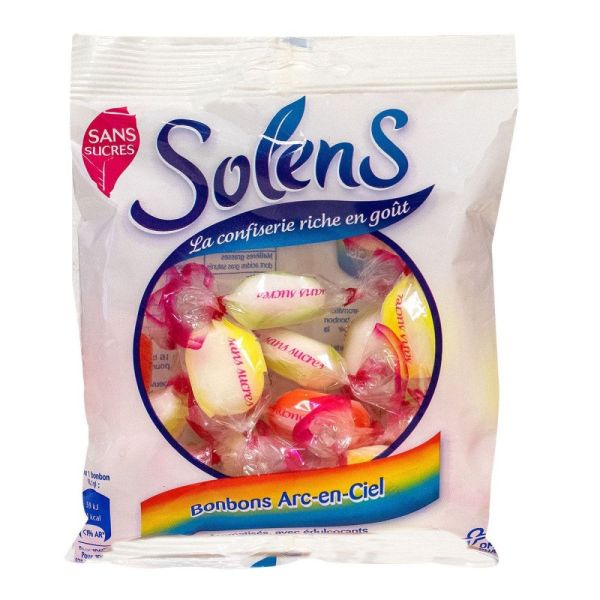 Solens - Bonbons Arc-en-Ciel Sans Sucre - 100 g