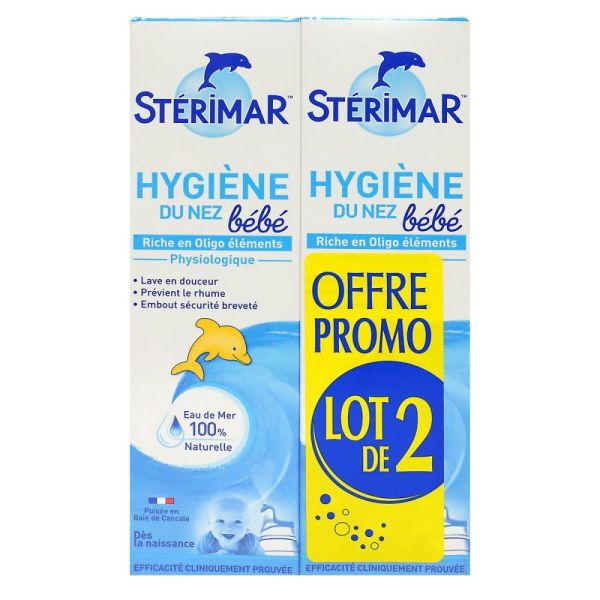 Stérimar - Hygiène du Nez Bébé - 2 x 100 ml