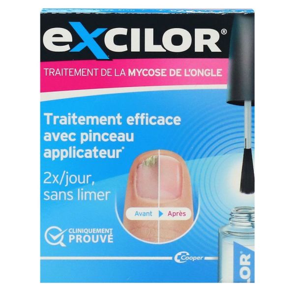 Excilor - traitement de la mycose de l'ongle - 3.3mL