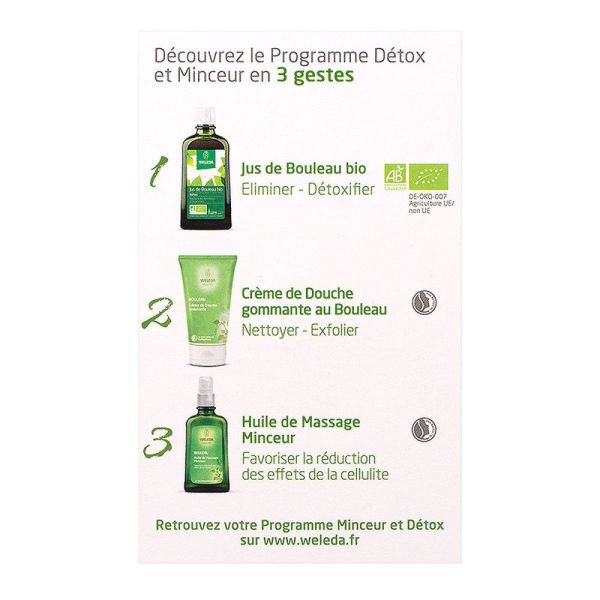 Weleda - Bouleau huile de massage minceur - 2 x 100 ml