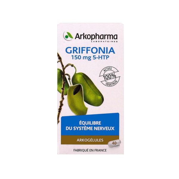 Arkopharma - Arkogélules Griffonia 150 mg 5-HTP - 40 gélules