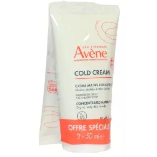 Avène - Cold Cream crème mains concentrée - lot2x50ml