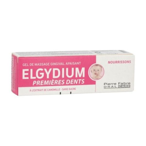 Elgydium - Premières dents gel de massage gingival apaisant - 15 ml