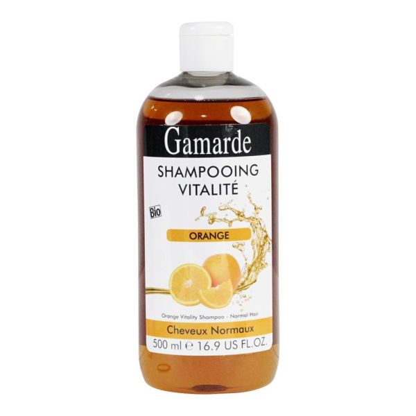Gamarde - Shampooing vitalité orange - 500 ml