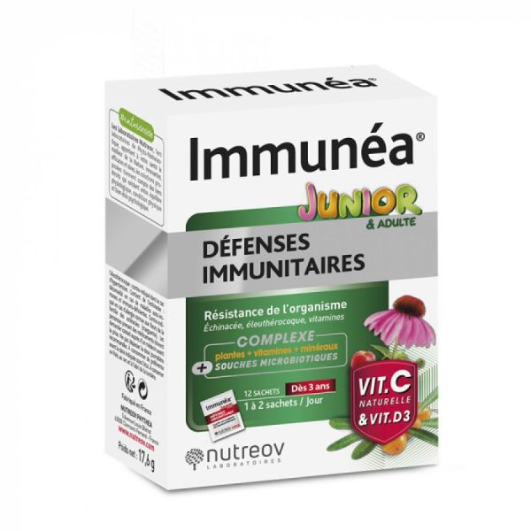 Immunéa - Junior & Adulte - 12 Sachets