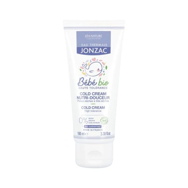 Jonzac bébé bio - Cold cream nutri-douceur - 100 ml