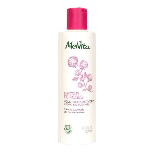 Melvita - Nectar de roses - Voile hydratant corps - 200ml
