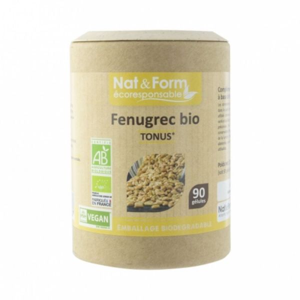 Nat & Form - Fenugrec bio - 90 gélules