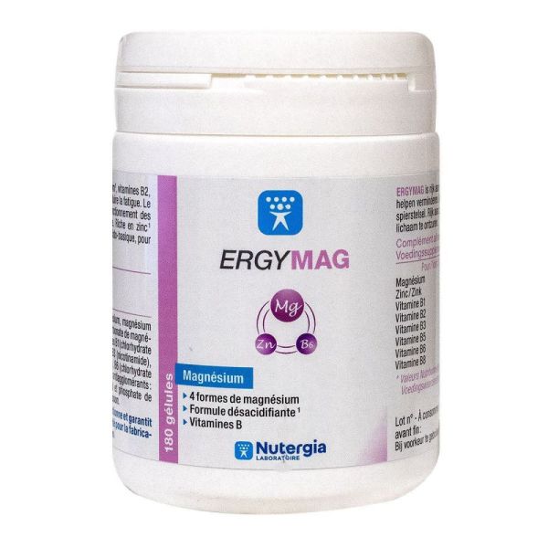 Nutergia - Ergymag - 180 Gélules
