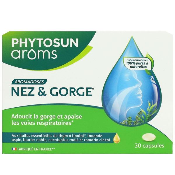 Phytosun Arôms - Capsules nez et gorge - 30 capsules